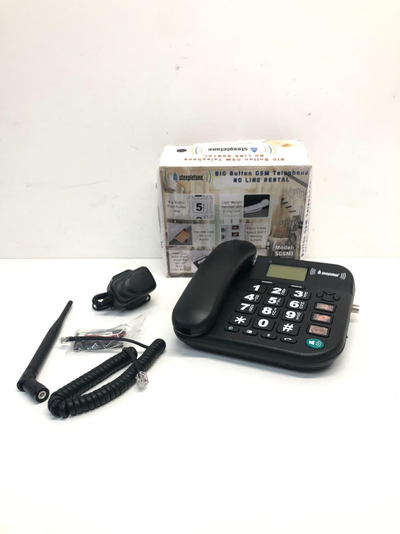 Steepletone SGSM1 Big Button SIM Card Telephone
