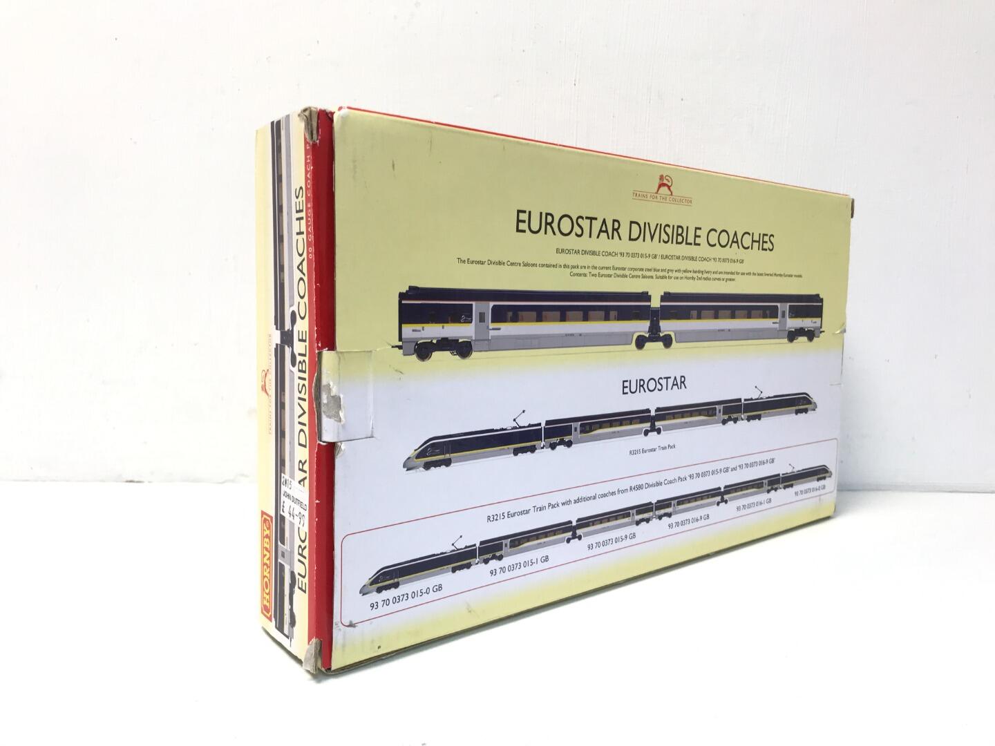 Hornby R4580 Eurostar Divisible Coaches Pack OO Gauge