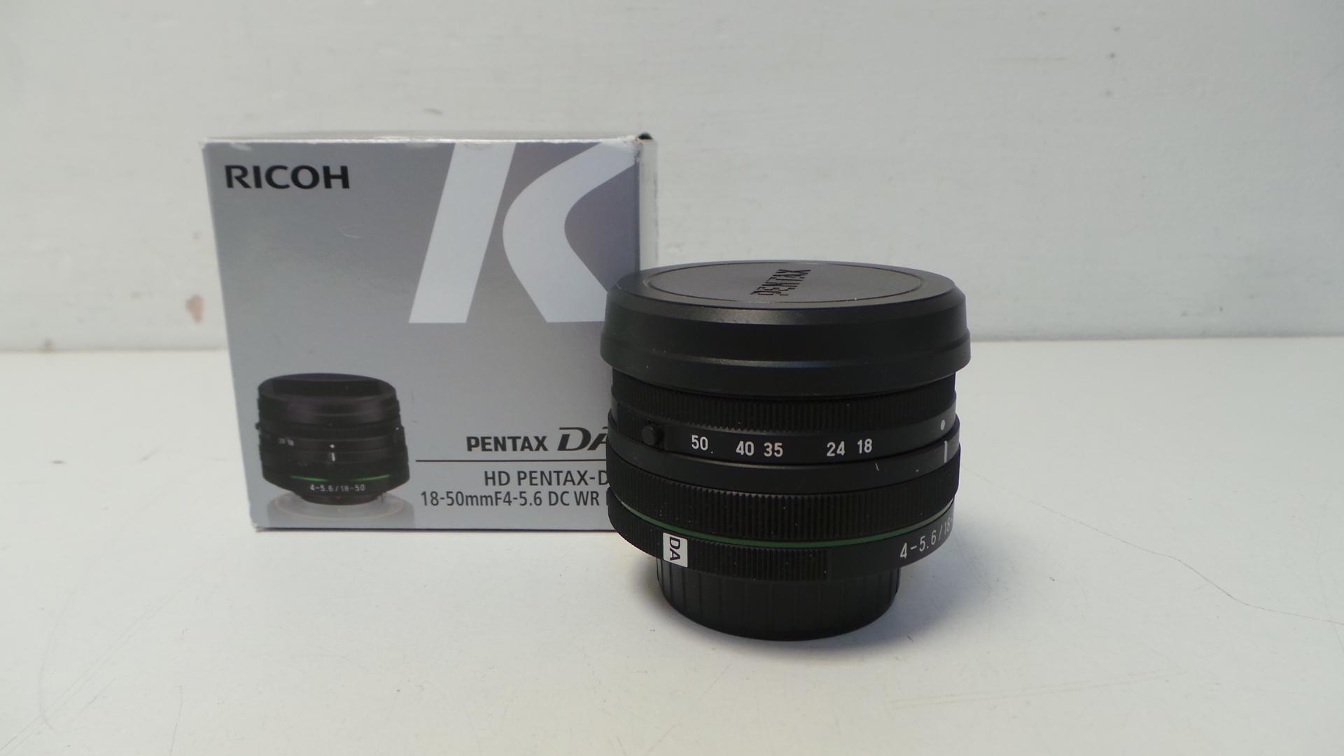 Pentax HD DA 18-50mm DC WR RE Lens