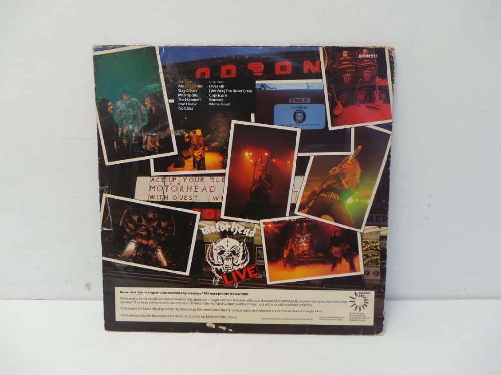 Motorhead - No Sleep 'til Hammersmith 1981 Gold Vinyl LP - BRON 535