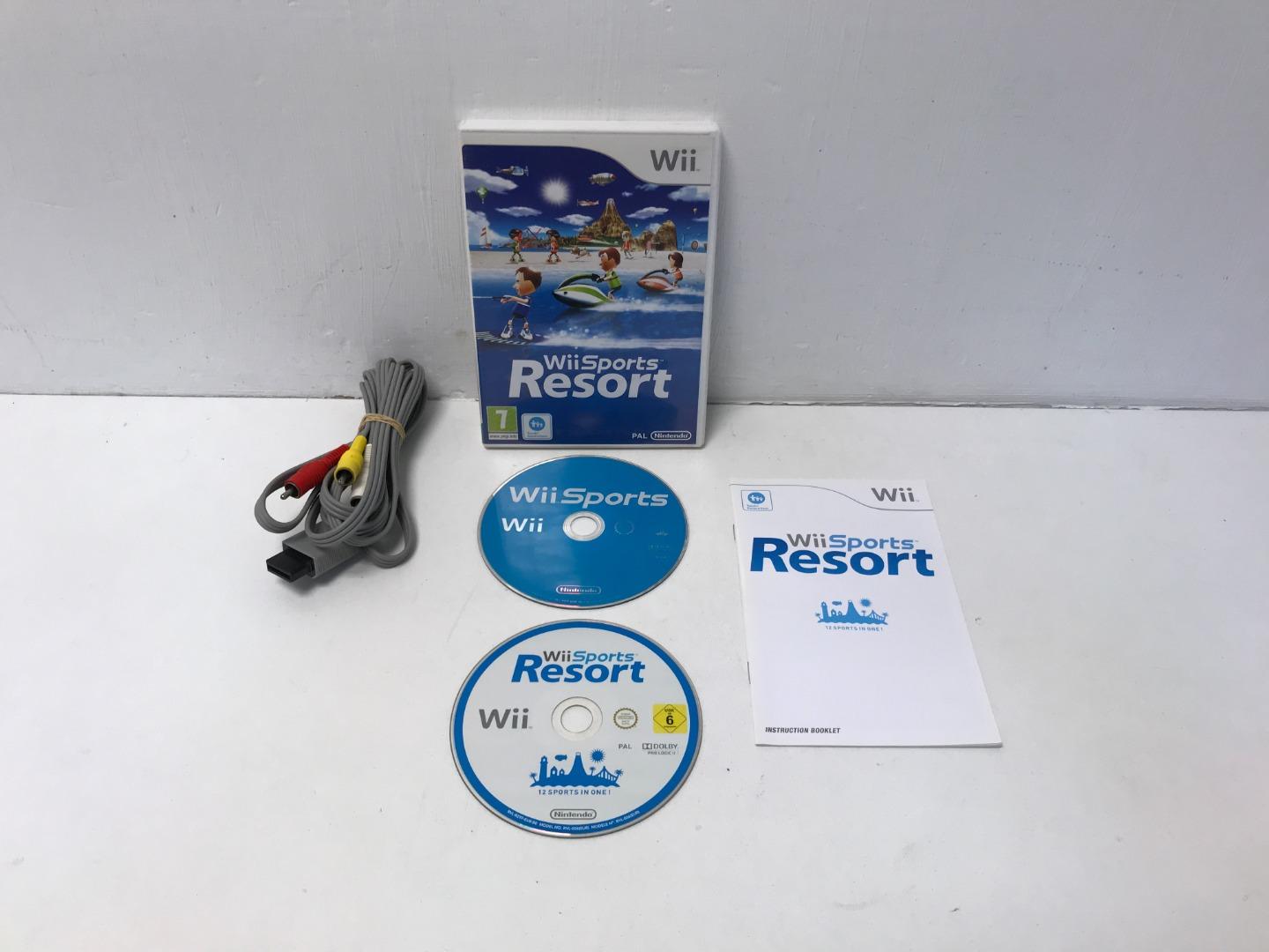 Nintendo Wii Console with Wii Sports and Wii Sports Resort Games