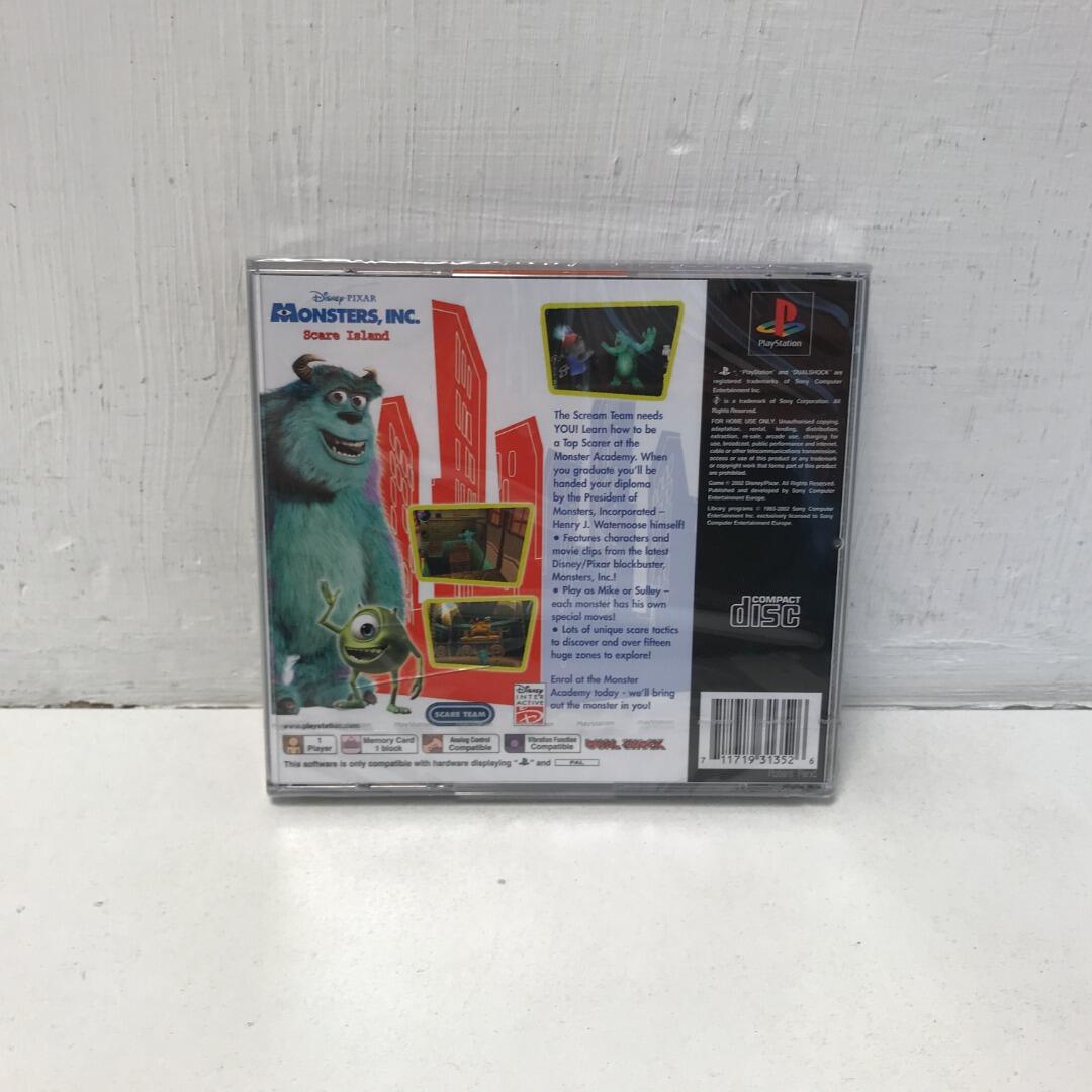 Disney Pixar's Monsters Inc Scare Island PS1 Game