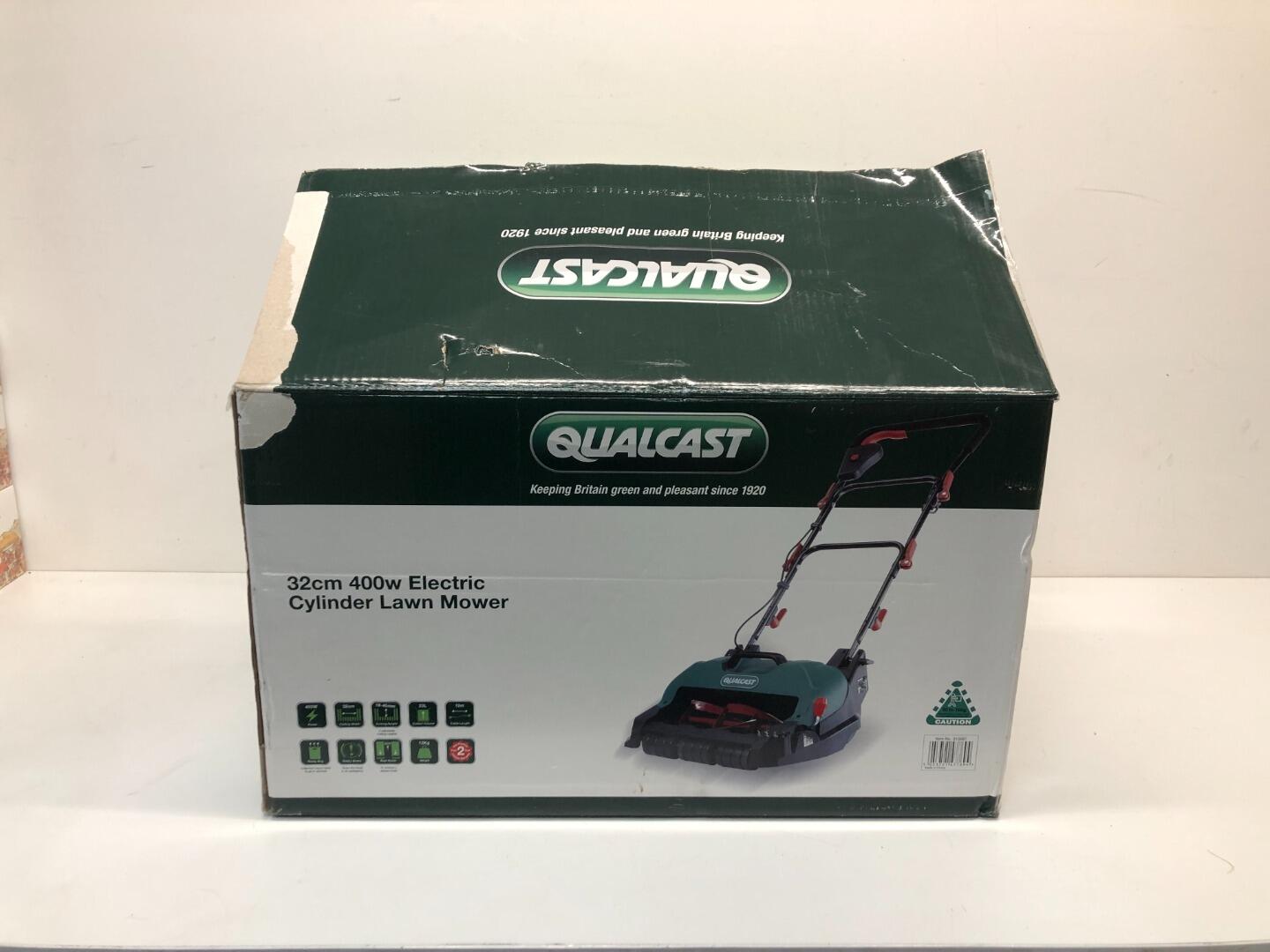 Qualcast cylinder lawnmower 400w 32cm sale