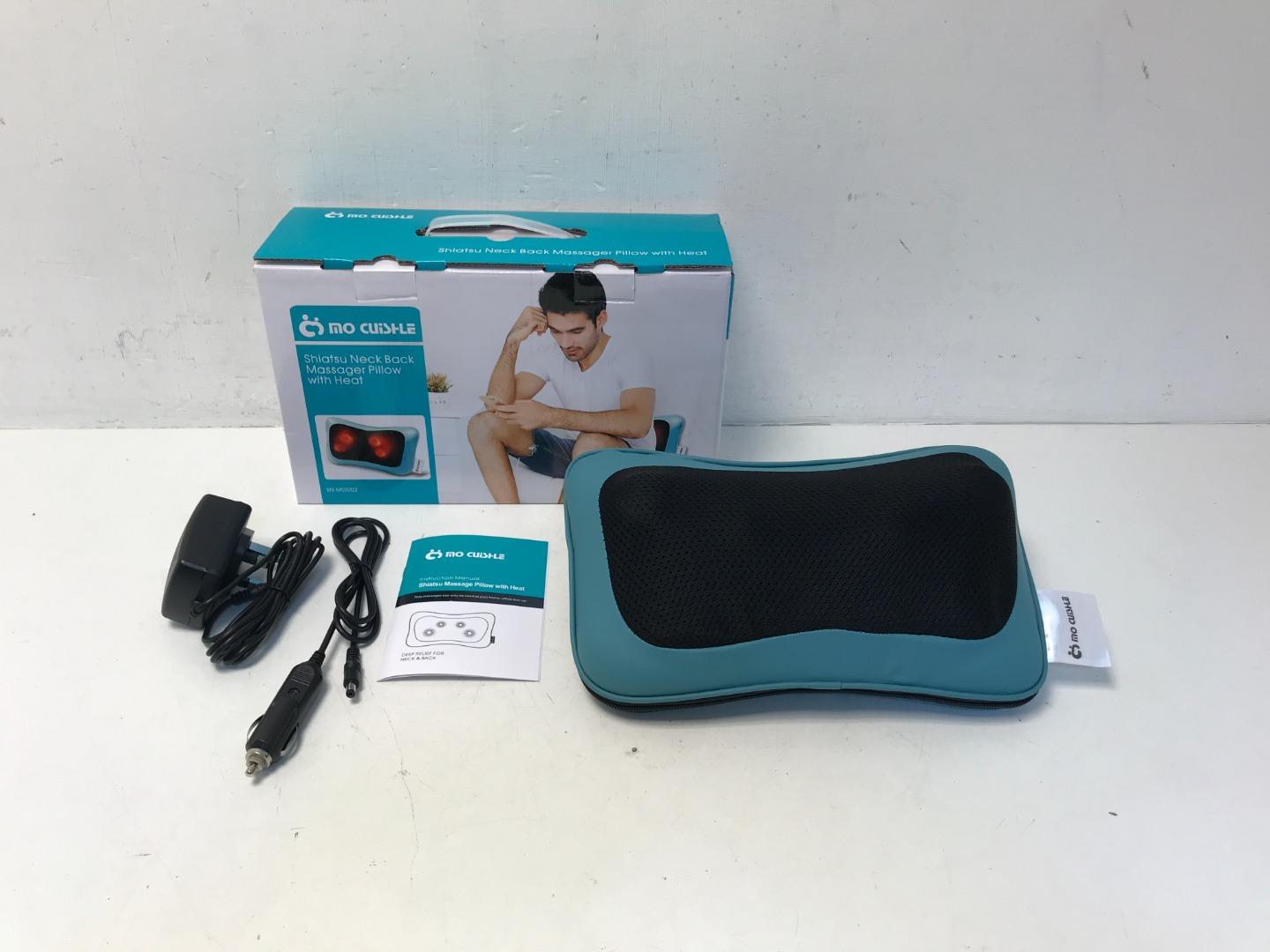 Mo Cuishle 8 Shiatsu Neck Back Massager with Heat - Teal