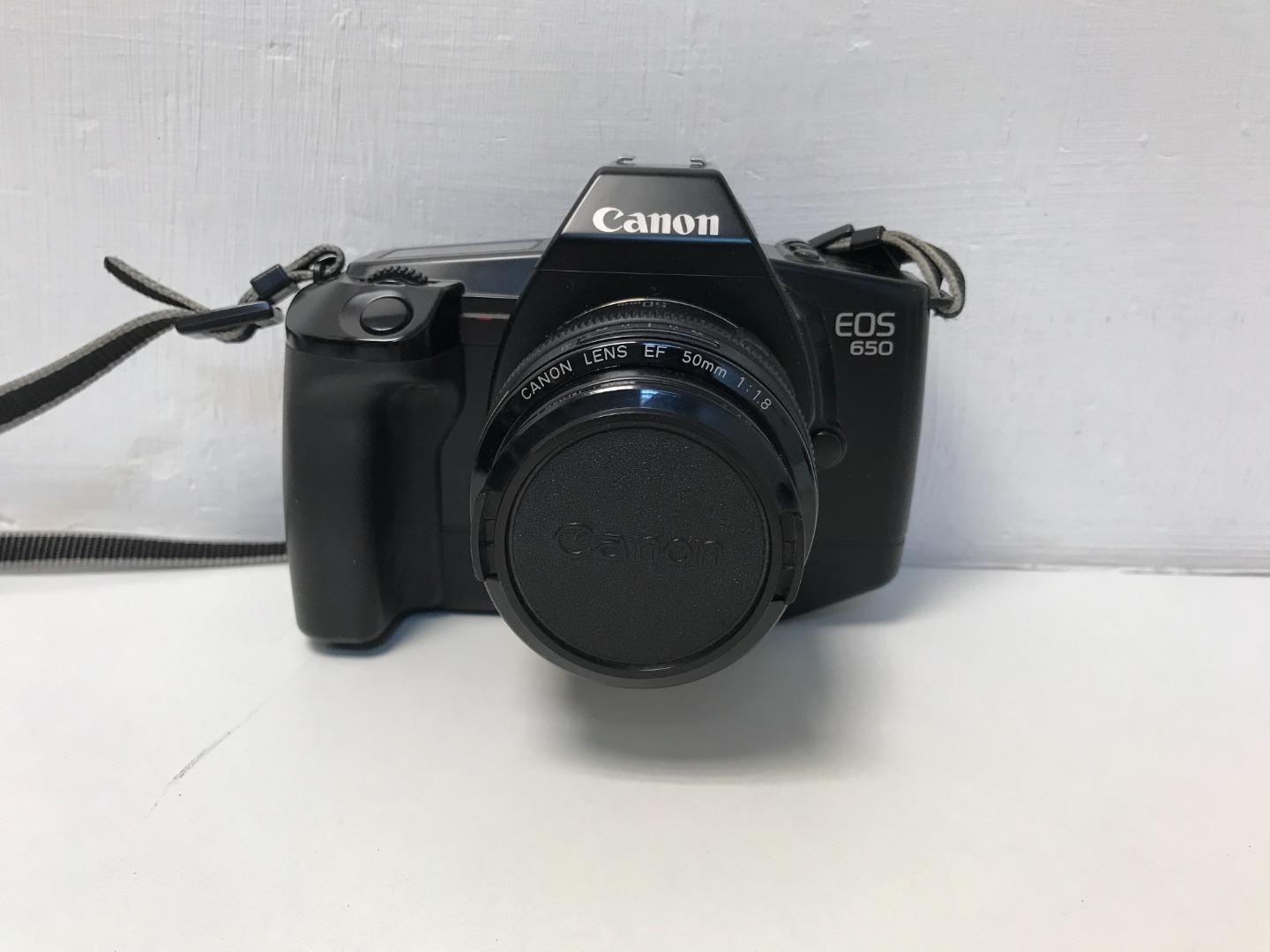 Canon EOS 650 Film Camera with Canon EF 50mm 1:1.8 Lens