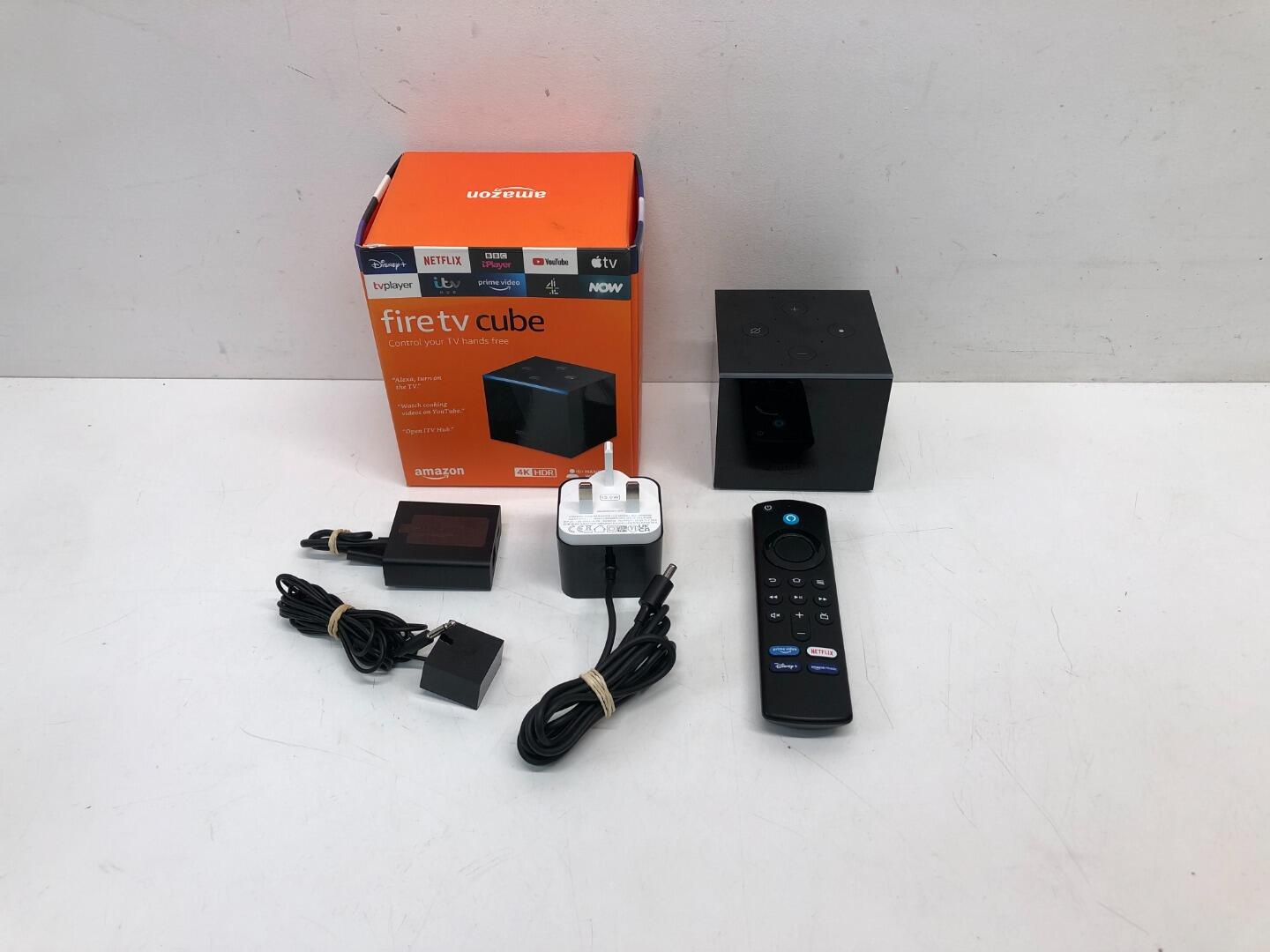 Amazon Fire TV Cube 4K Ultra HD Streaming Media Player with Amazon ...