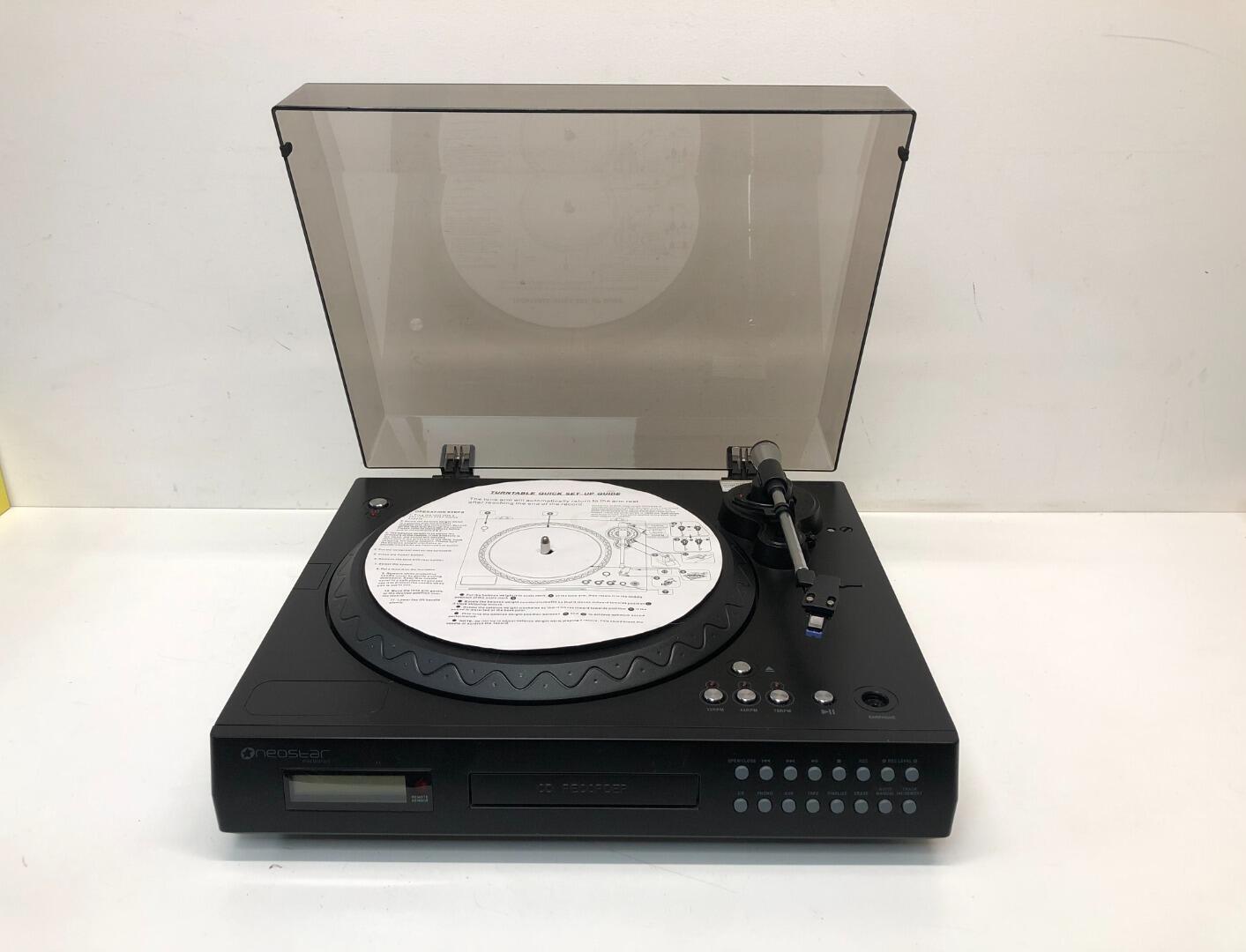 NeoStar NTCD1B USB Turntable CD Recorder Cassette Player