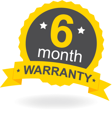 Free 6 Month Warranty