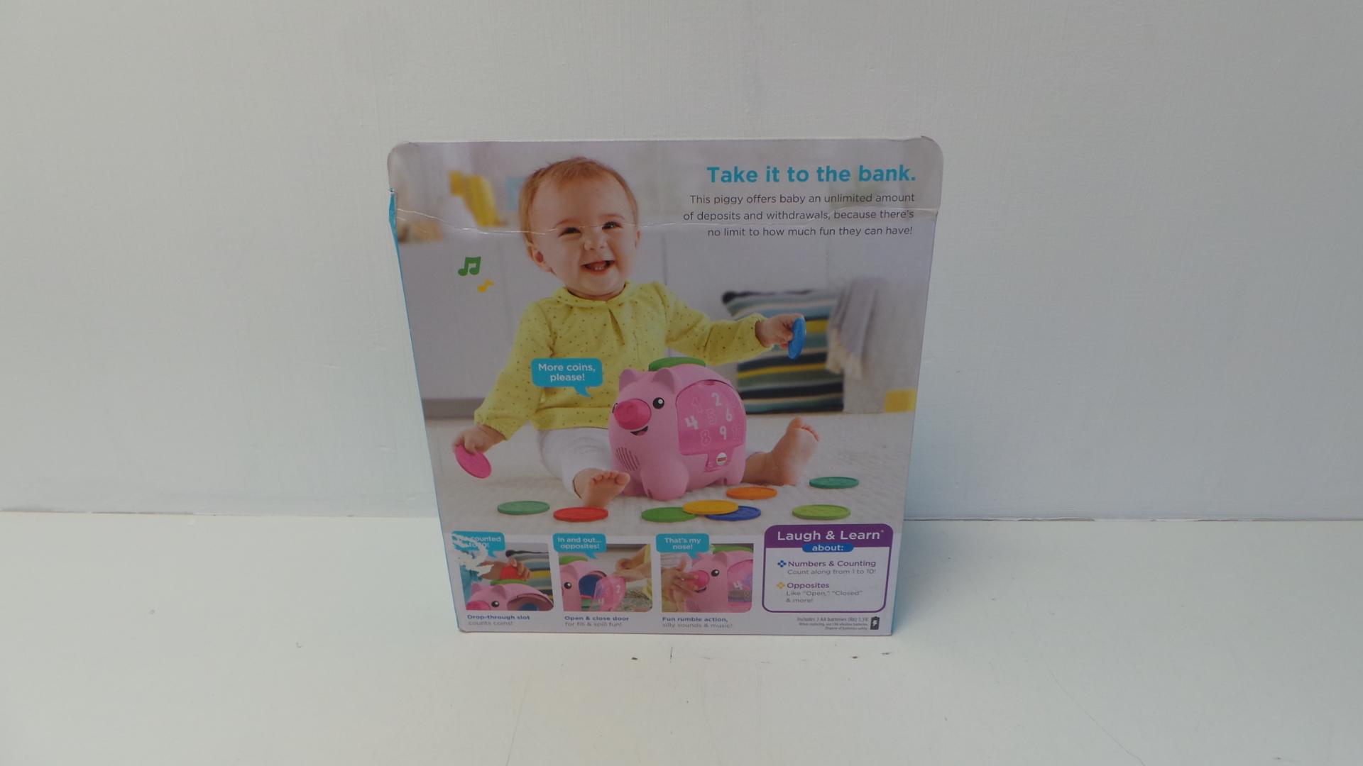 Fisher-Price Laugh & Learn Rumble & Count Piggy Bank