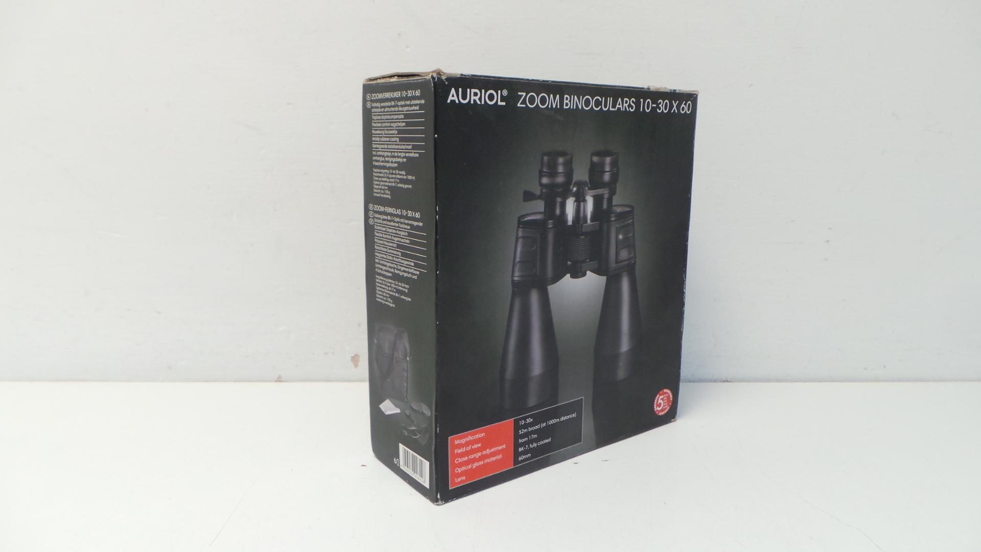 x Auriol Zoom 10-30 60 Binoculars
