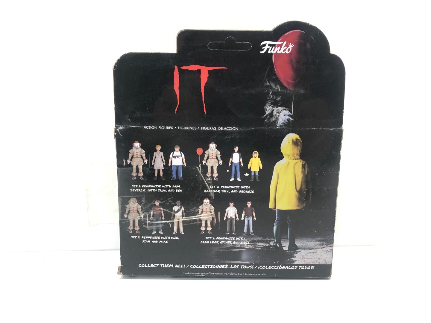 IT Pennywise, Georgie and Bill 3 Pack Action Figures