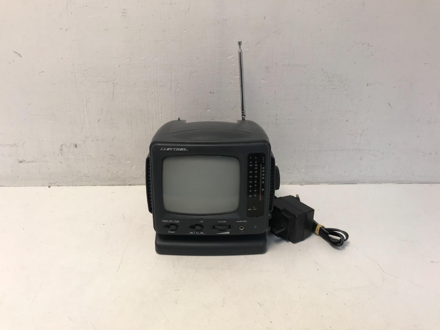 Portable Mini Television, Black and White Portable TV and AM/FM