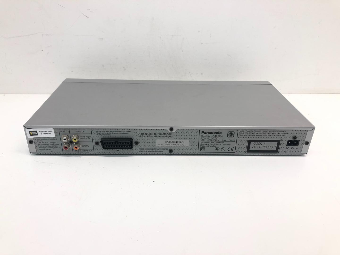 Panasonic DVDS24 DVD CD Player