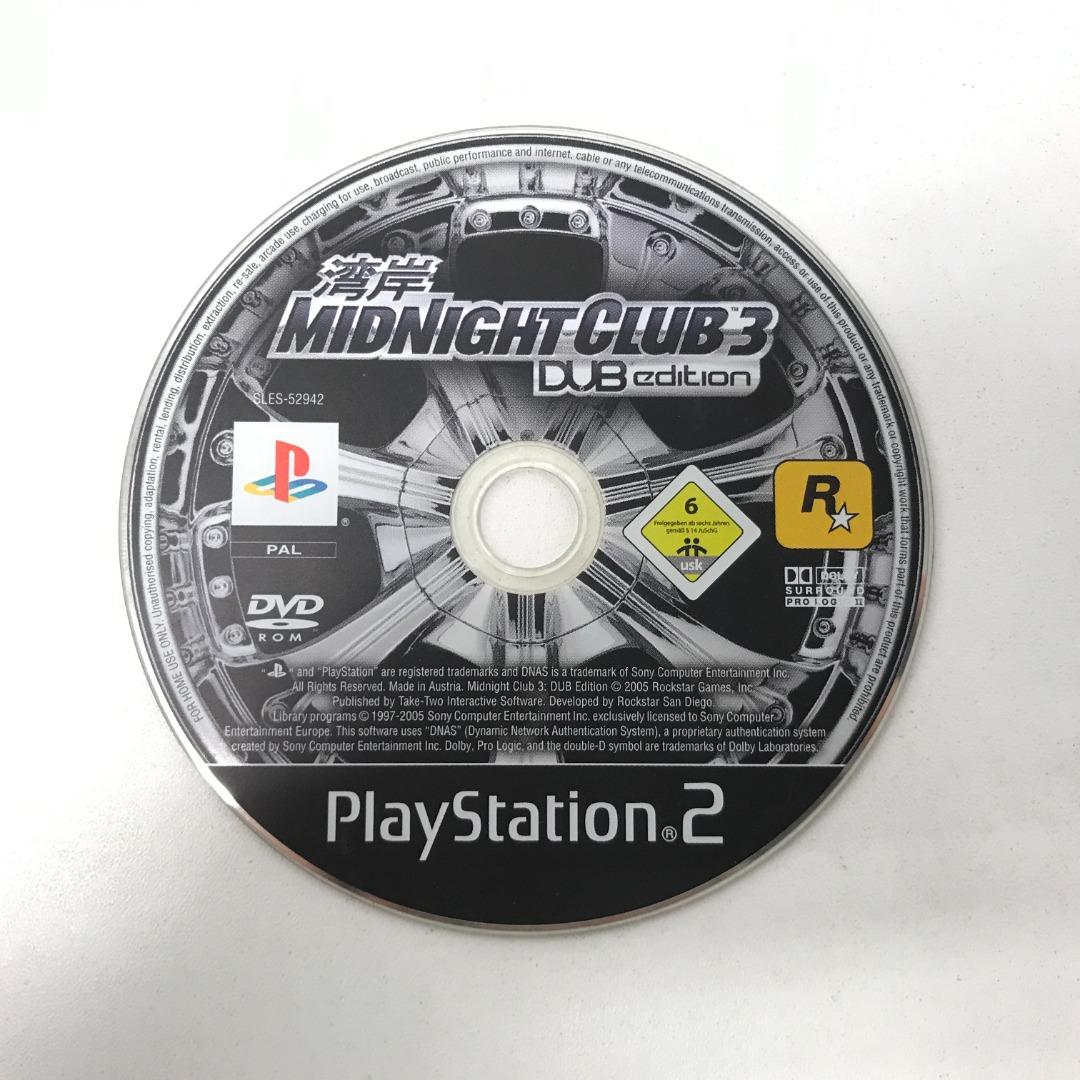 Midnight Club 3: DUB Edition PS2 Game