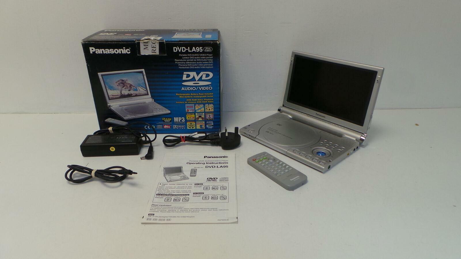 パナソニック ポータブルDVDプレーヤー 9型ワイド液晶搭載 DVD-LX95-S