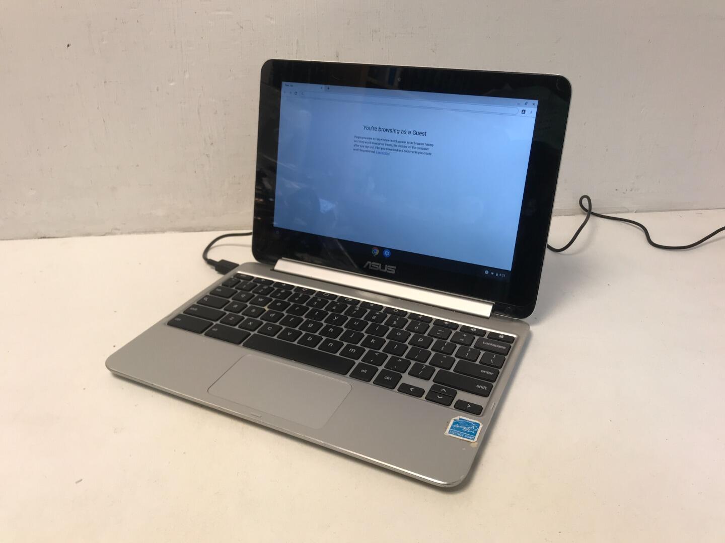 ASUS Chromebook シルバー C100P asus chromebook flip c100p | 【公式