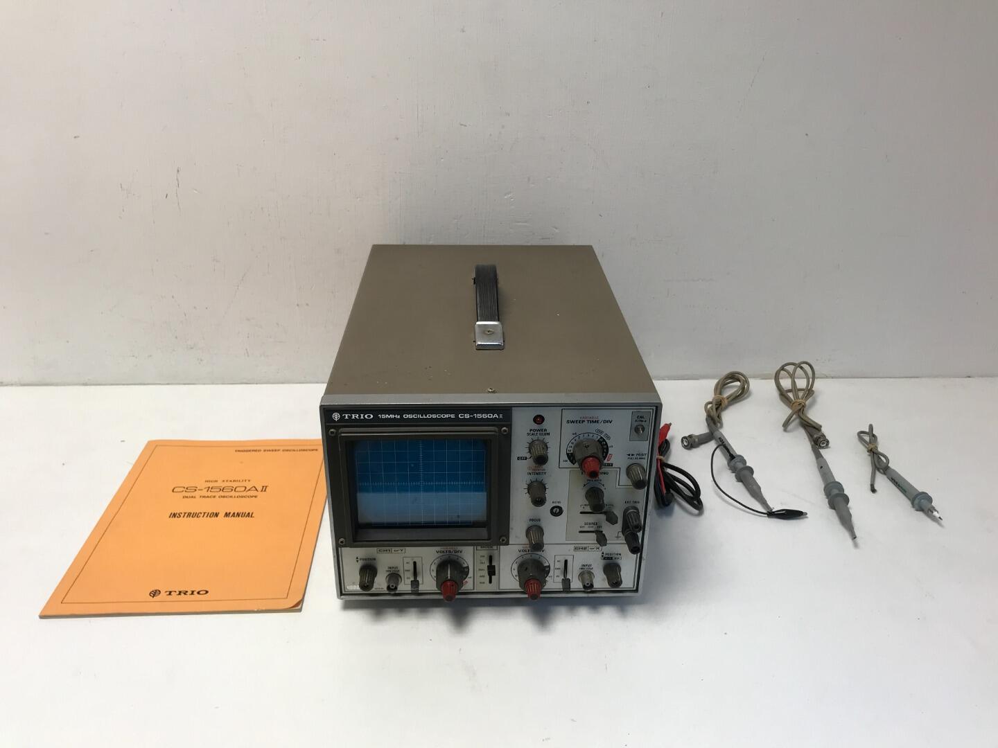 TRIO 15MHz オシロスコープ CS-1560A 中古品 TRIO トリオ CS-1560A 15MHz オシロスコープ 現状品(アマチュア無線