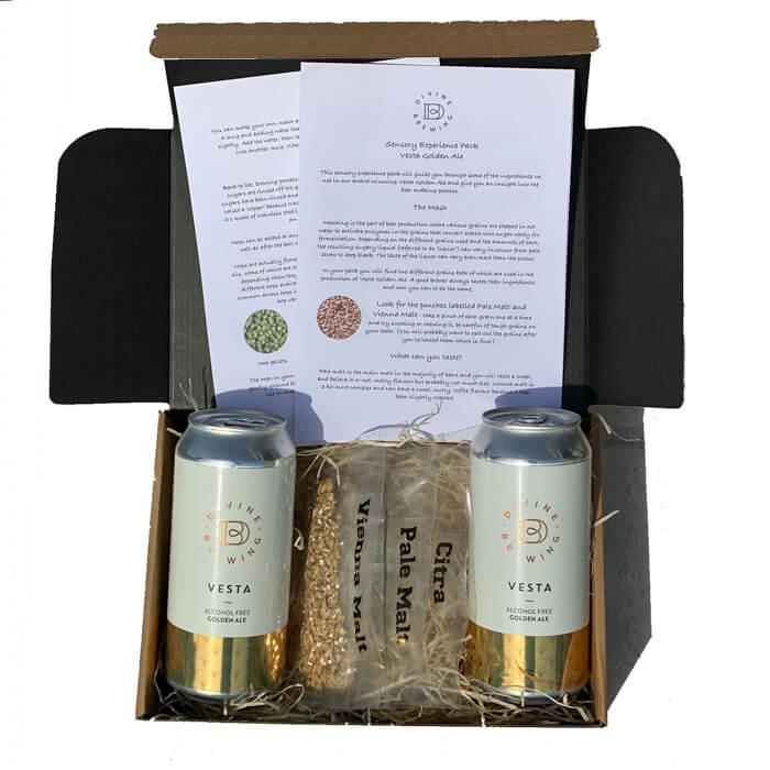 divine brewing sensory experience pack for Vesta golden ale