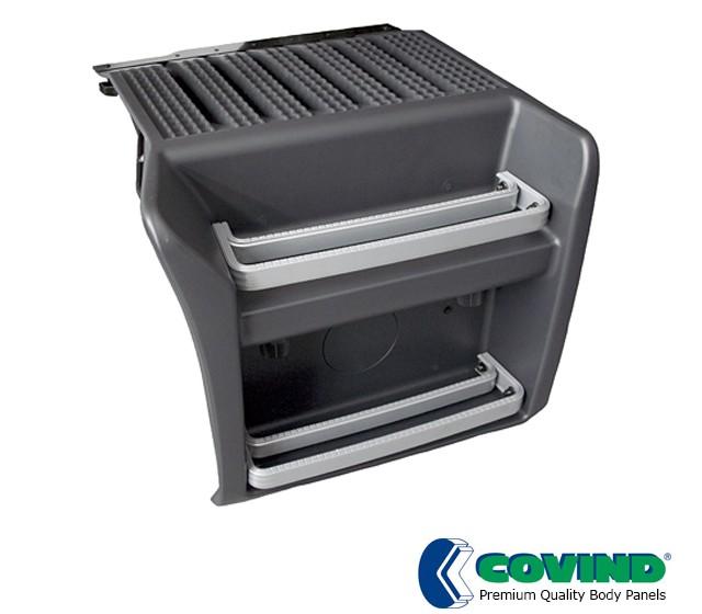 This is an image of Scania Battery Box Cover With Brackets 14809859 1482404 1785530 2093721 336248 2093720 109733 HGV Truck Part