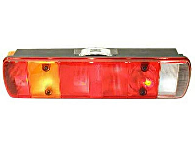 This is an image of Volvo Rear Lamp L/H Complete With Number Plate Lamp 3981455 3981460 3981461 3981463 208457OEM HGV Truck Part
