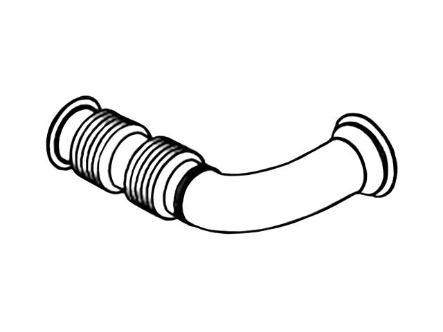 This is an image of  Exhaust Pipe 1700274 1701042 530070 HGV Truck Part