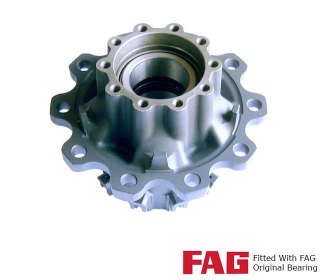 This is an image of  Rear Hub Assembly Complete With OEM Bearing 1388906 1391617 1818003 505613OEMB HGV Truck Part