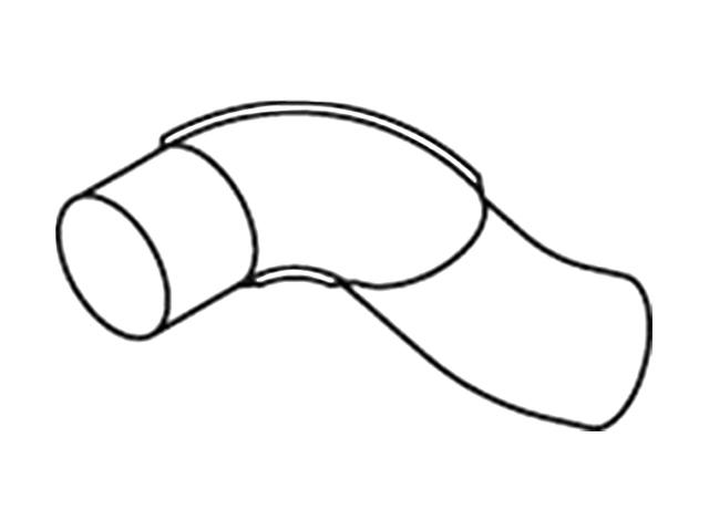 This is an image of Scania Exhaust Standard Extension Pipe 1337664 130126 HGV Truck Part