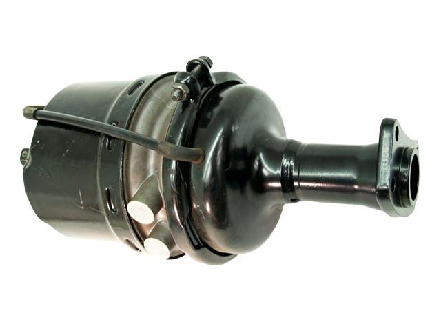 This is an image of Volvo Brake Chamber L/H, Flange Mounted 3953957 8113233 206689OEM HGV Truck Part
