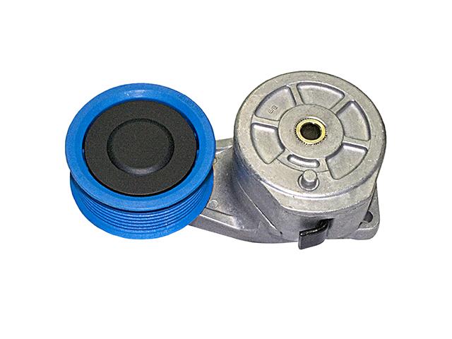 This is an image of Scania Poly Belt Tensioner, No Air Con 1438743 1503115 1545984 1774653 1859656 2197004 102229OEM HGV Truck Part