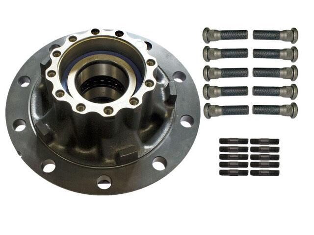 This is an image of Volvo Rear Hub, Disc Brakes Complete With Bearing 22036892 7422036892 250125 HGV Truck Part