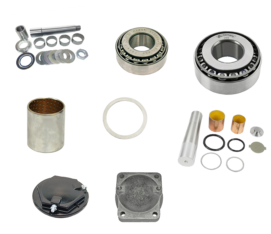 Front Axle Kingpins & Related Parts