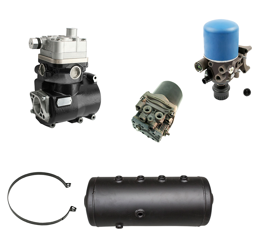 HGV Truck & Lorry Air Compressors, Air Dryers, Air Tanks & Parts from