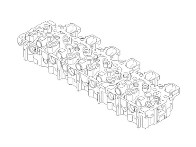 This is an image of a Used Volvo, Renault Cylinder Head HGV Truck Part 20903042 20993095 21545711 22243674 7422243674 85000718 2A-CH/D7EF