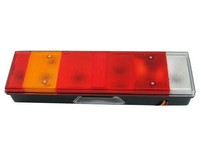 This is an image of Scania Rear Lamp R/H With Number Plate Lamp 1350338 108032OEM HGV Truck Part