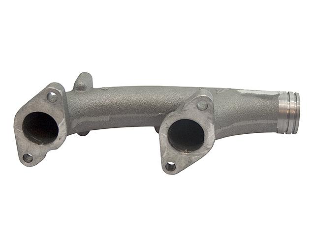 This is an image of Scania Exhaust Manifold End 1374099 1729308 1866391 101574 HGV Truck Part
