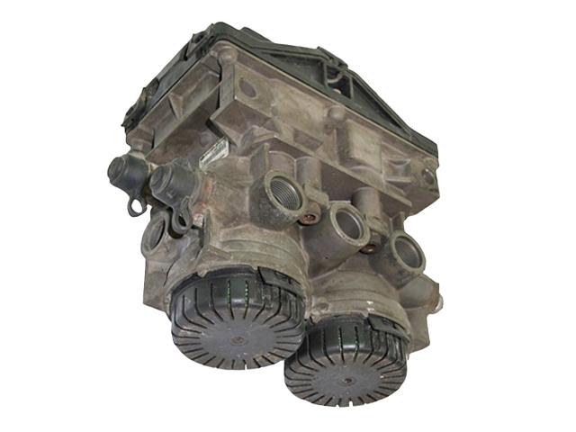 This is an image of Volvo EBS Modulator Valve Drive Axle, 2 Channe20374945 20542735 206796OEM HGV Truck Part