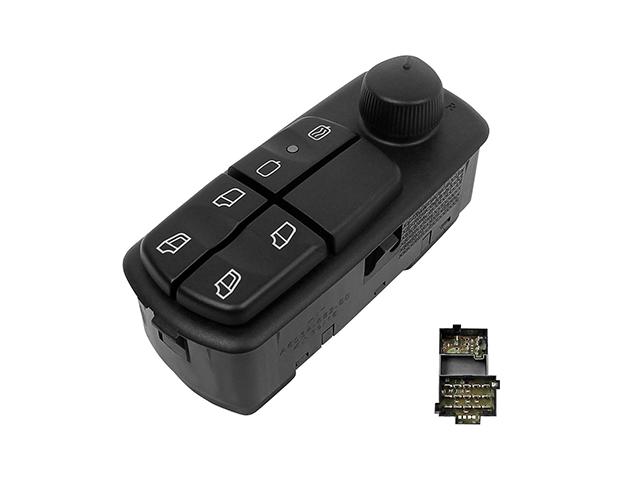 This is an image of Mercedes Door Switch, Window/CentraLocking/Electric Heated Mirror R/H 15452713 25452713 25456113 35452713 45452713 55450713 480025 HGV Truck Part