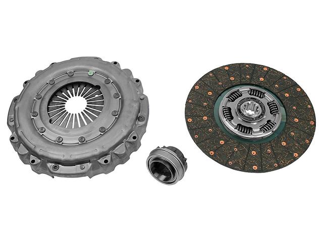 This is an image of Renault Clutch 395mm, Push Type 5001866905 5010452421 640025OEM HGV Truck Part
