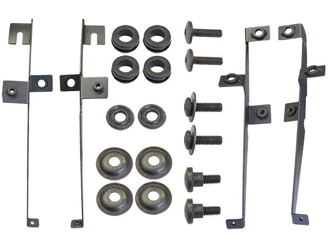 This is an image of Volvo Sun Visor Fitting Kit (High Cab) 21564554 82451598 82451594 82451595 82451596 290213 HGV Truck Part