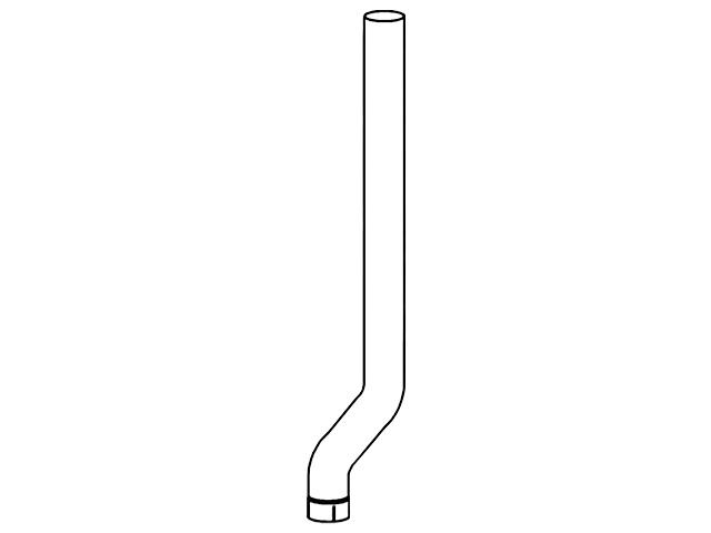 This is an image of  Exhaust Upper Pipe 1701887 530081 HGV Truck Part