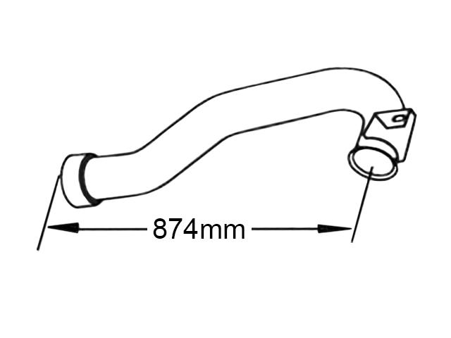 This is an image of  Front Pipe 1611164 530106ALT HGV Truck Part