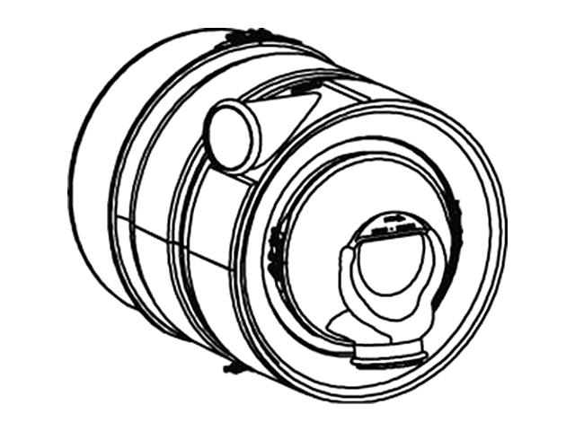 Scania Exhaust Cylindrical Silencer 1548344 1914724 1944683 130189