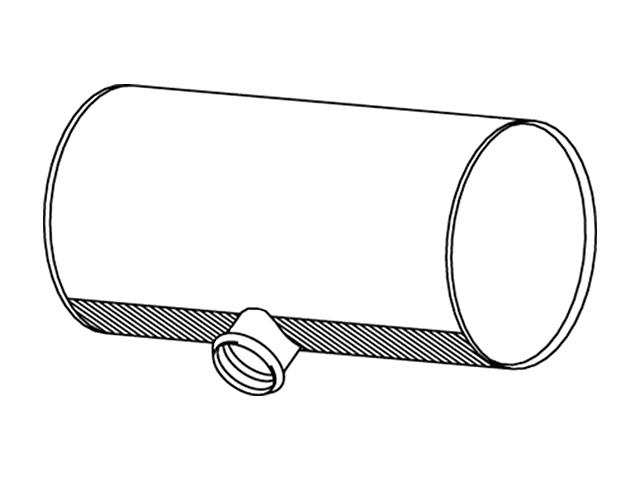 This is an image of Volvo Dustbin Silencer 2nd Of 2 3037196 230173ALT HGV Truck Part