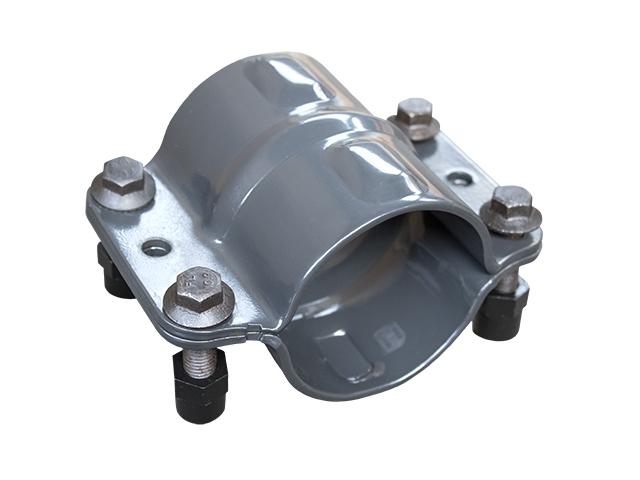 This is an image of Scania Wing Bracket Clamp Kit (2) 1927800 190256 HGV Truck Part