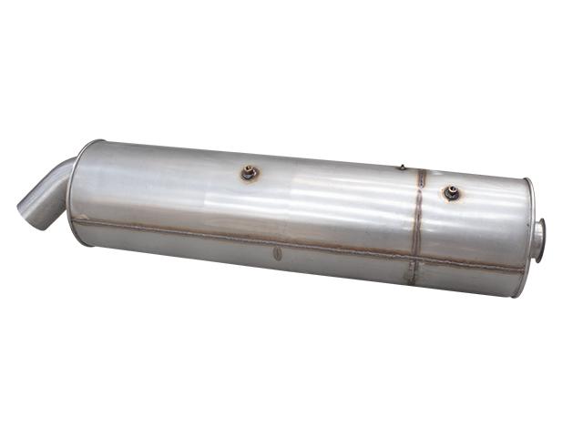 Truck exhaust shop silencer