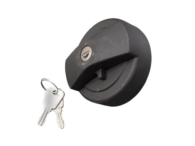 This is an image of  Locking FueCap 60mm, Plastic 1403467 1705475 530149 HGV Truck Part