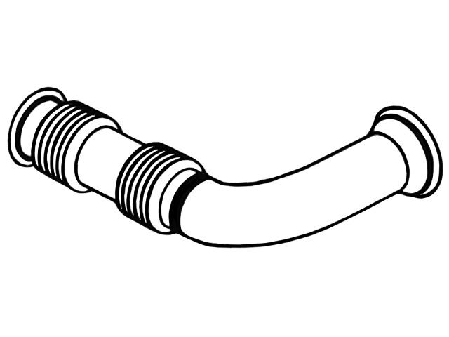 This is an image of  Exhaust Pipe 1702378 530088 HGV Truck Part