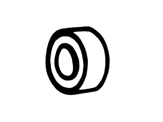 This is an image of Scania Throttle WheeBearing 393937 103348 HGV Truck Part