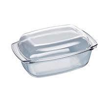 Siemens Oval Glass Casserole and Roasting Dish with Lid for use with iQ700 ovens and compact ovens and iQ500 ovens