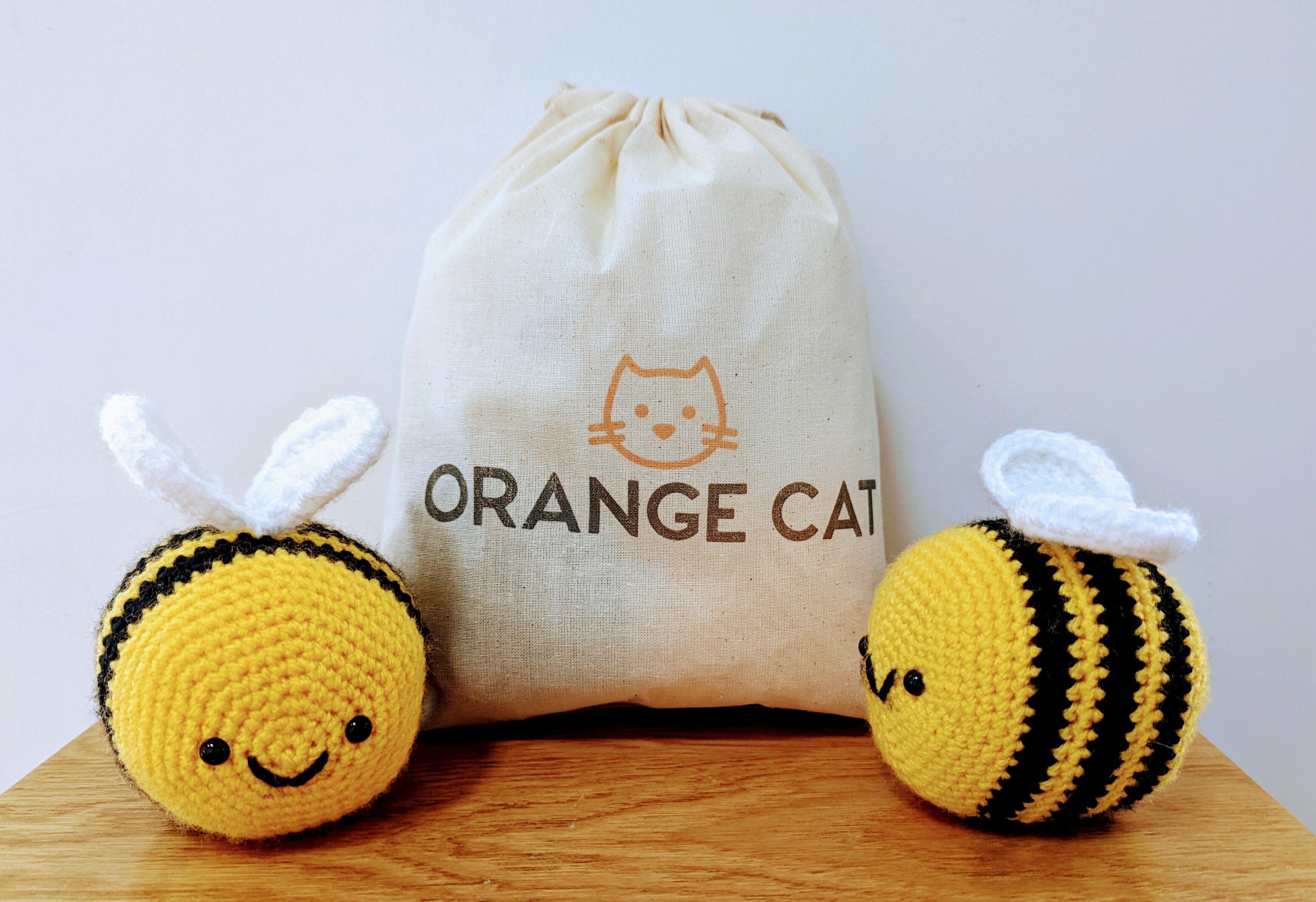 amigurumi kit - crochet bumble bee craft kit